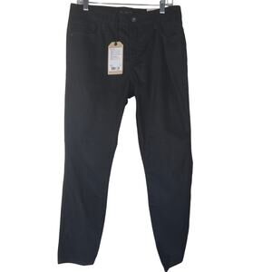 Prana Organic Cotton Everyday Oday Jean Black Women's Pants 12 Short NWT